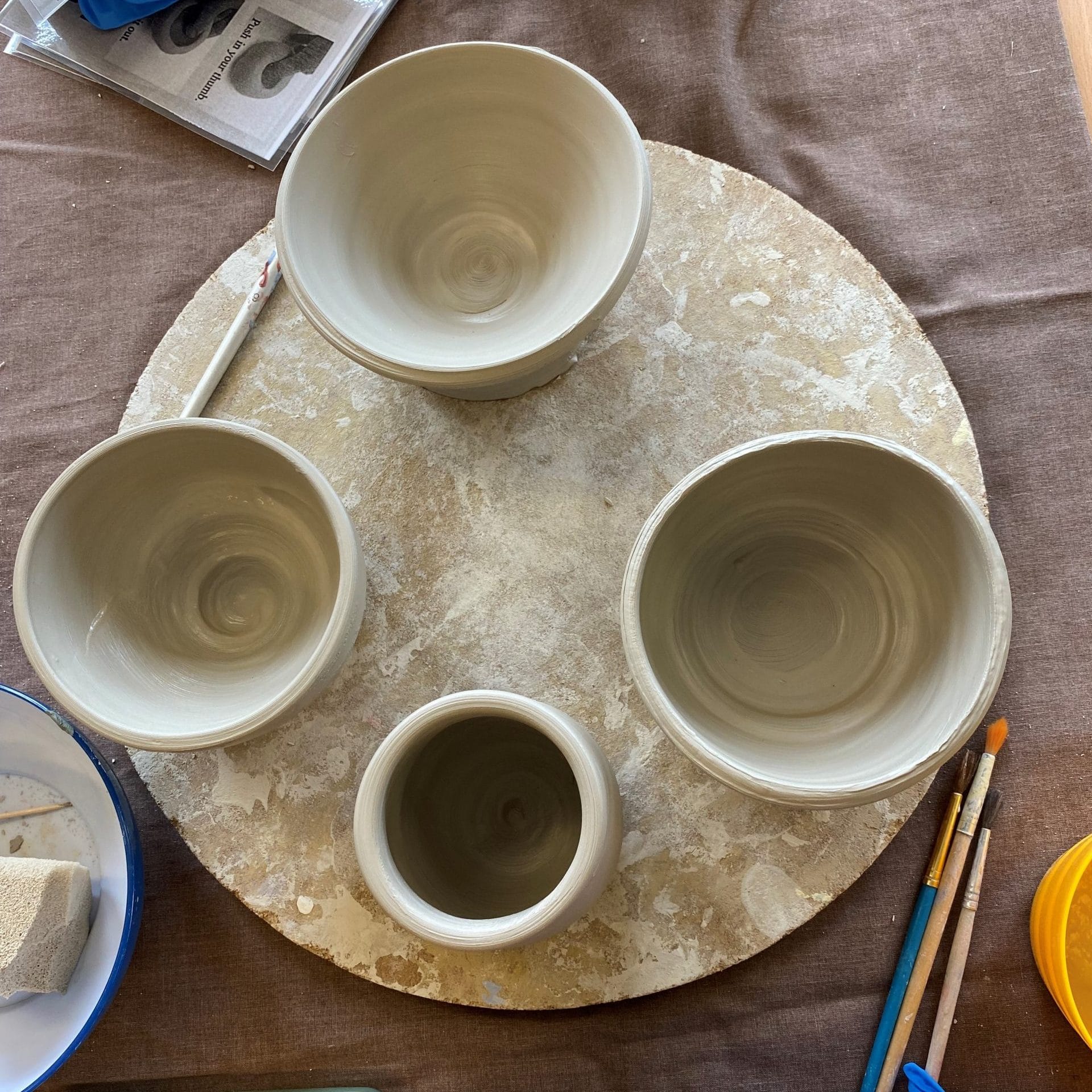 Clay bowls